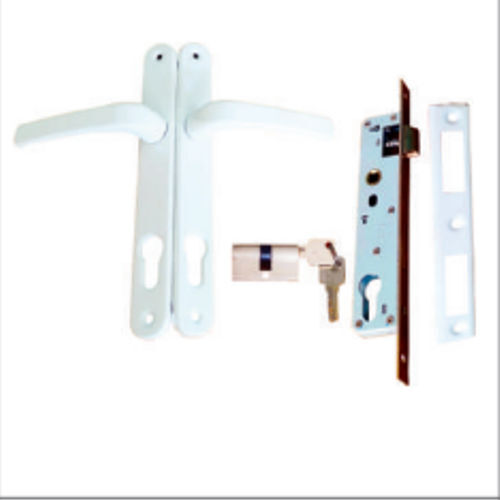 Mortise Lock - UPVC Sliding Door, Lightweight Steel with High Security Features, Powder Coated Finish in White, Black, Brown, Key Lock Function