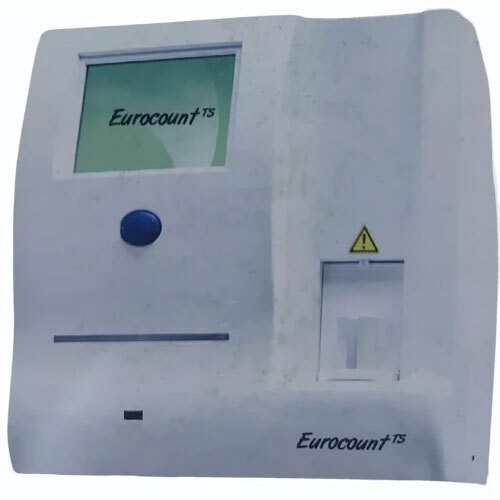 Eurocount Hematology Analyser - Plastic Material, 1 Chamber Differential Type | White Color, Designed for Laboratory Use