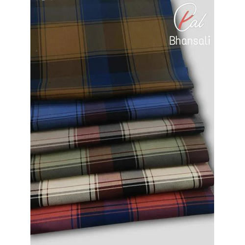 Plane Casual Shirting Fabric