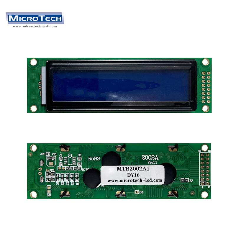 20x2 Character Stn Blue Cob 6 O' Clock 2002 Graphic Lcd Module