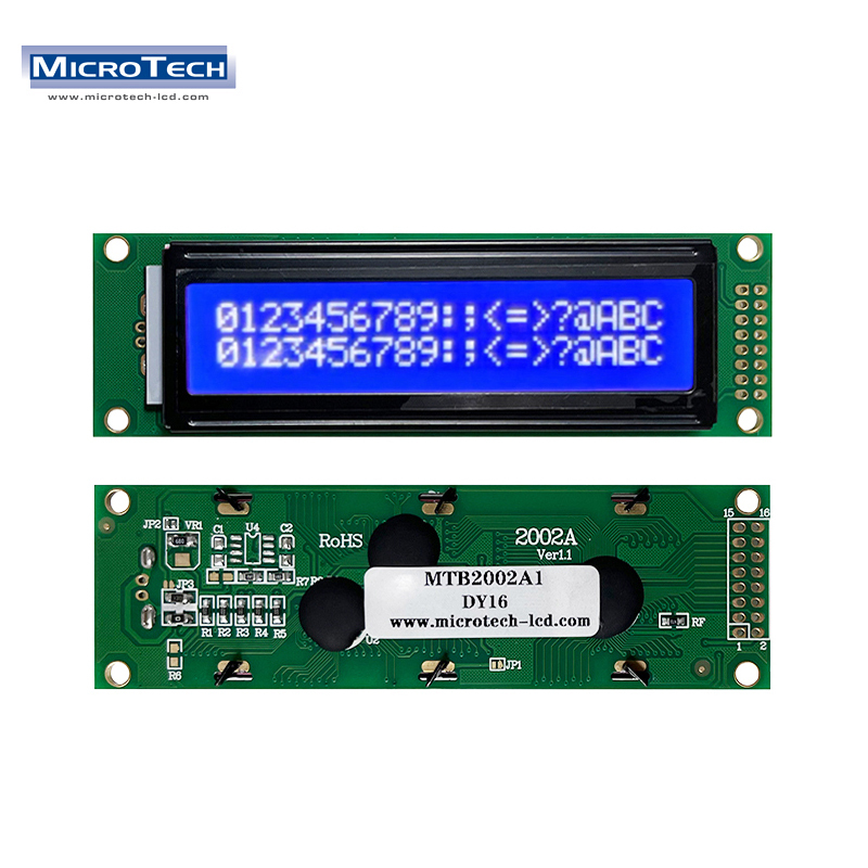 20x2 Character Stn Blue Cob 6 O' Clock 2002 Graphic Lcd Module