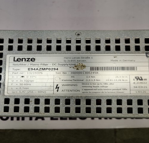 Lenze E94azmp0294 Mesh Filter