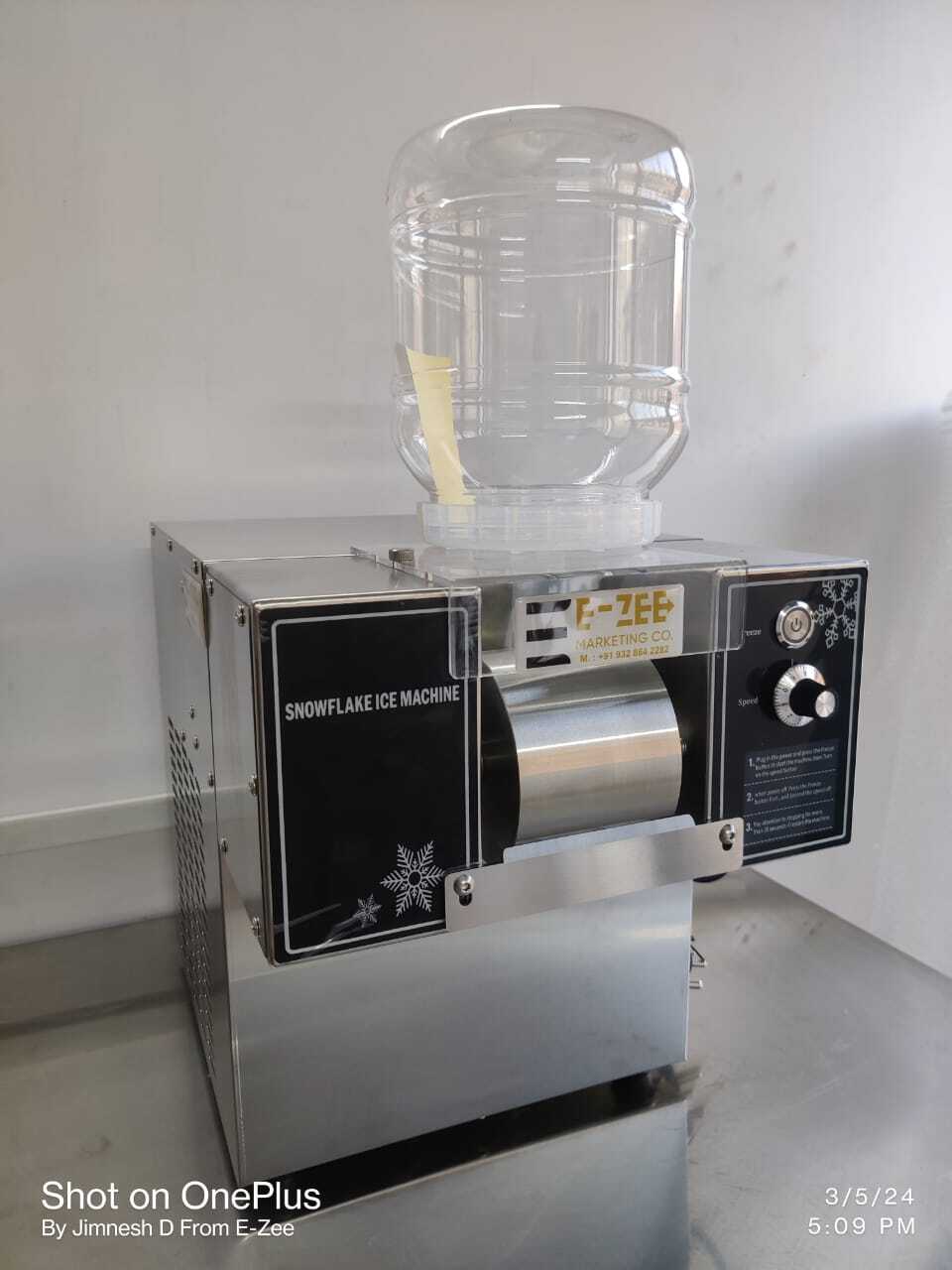 Korean Ice Flake Machine - Color: Silver
