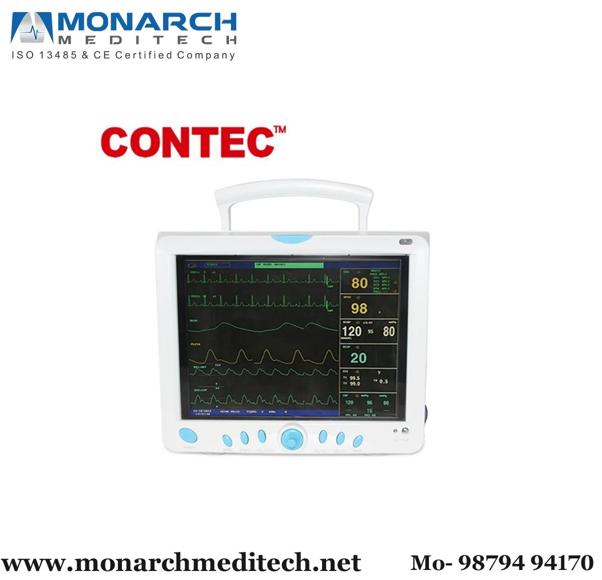 Contact Multipara Monitor Cms 9000 - Color Code: White