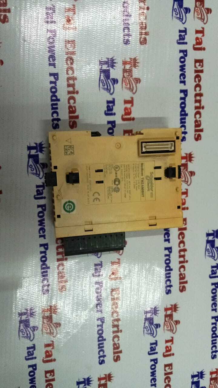 Schneider Modicon Tm2ami8ht Plc - Plastic And Metal, 8-channel Analog Input Module, 14-bit Resolution, Hot-swappable, Din Rail Mount