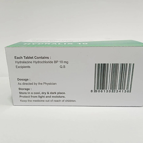 Hydralix 10 - Drug Type: General Medicines