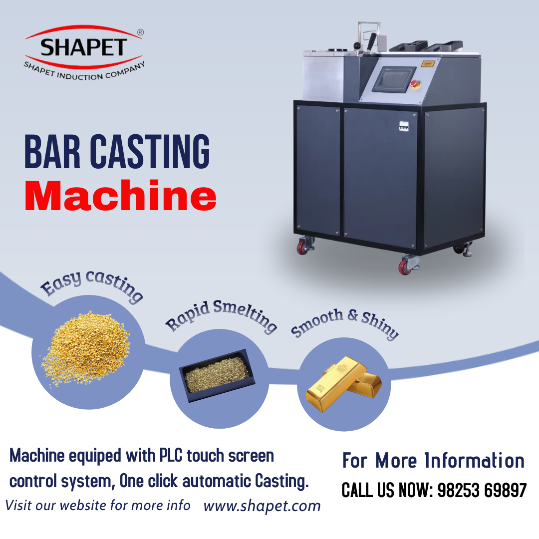 Gray 1 Kg Bar Vacuum Casting Making Machine