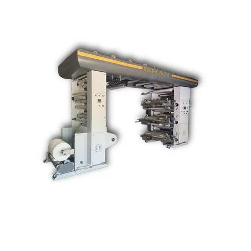 Woven Sack Roll To Roll Printing Machine - Color: White