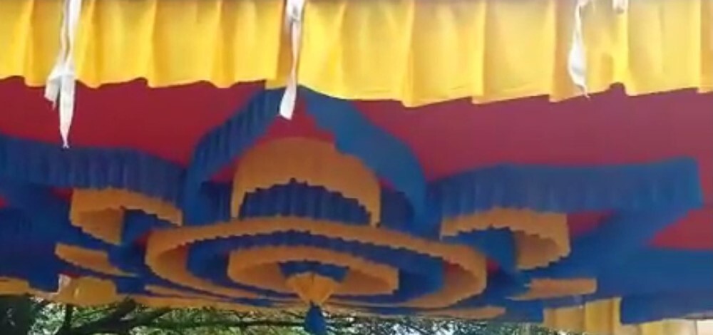 Strong Fabric Tent Ceiling Decorations - Attributes: Quick Dry