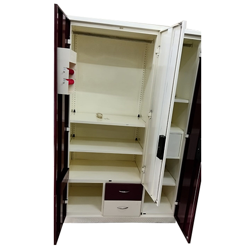 Machine Made Steel Three Door Almirah