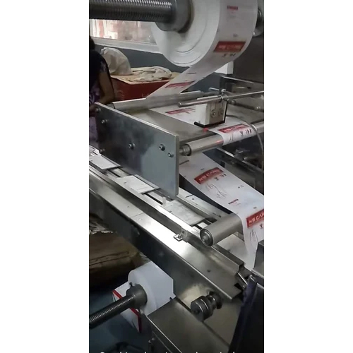 Gauze Swab Packing Machine - Metal | 220-240 Volt, Semi-Automatic, Human Machine Interface, 50 Packs/Min, Highly Efficient, Warranty Included