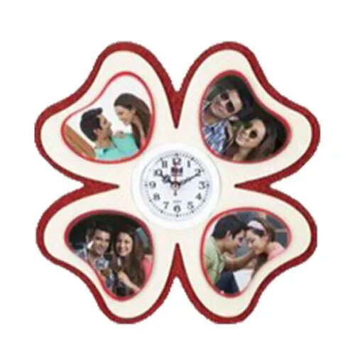 Promotional Wall Clock - Plastic Material, Round Shape, Multicolor Design | Battery Powered, Ideal for Decoration and Branding