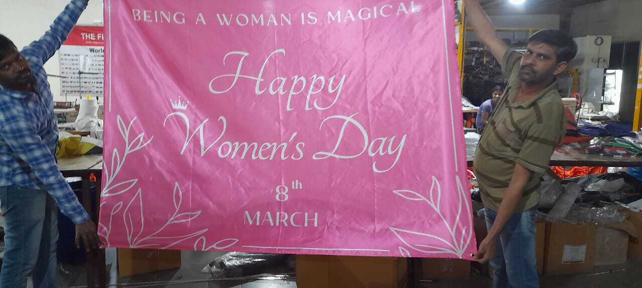 Polyester Custom Cloth Banner