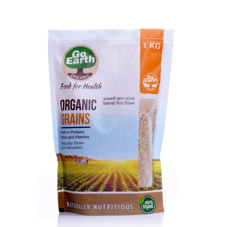 Organic Basmati Brown Rice - Cultivation Type: Common