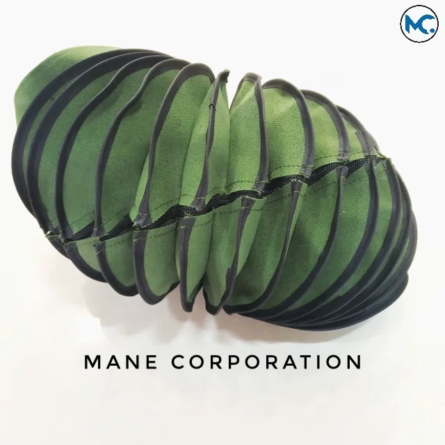 Canvas Bellows - Durable Canvas Material, Custom Size, Black Or Green Color | Industrial Protection Against Dust And Debris