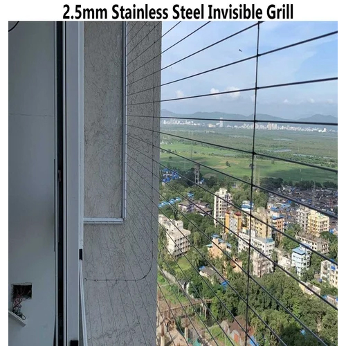 2.5 मिमी स्टेनलेस स्टील इनविज़िबल ग्रिल
