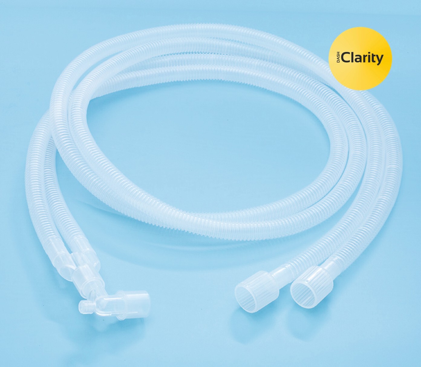 White Transparent Neonatal Ventilator Circuit