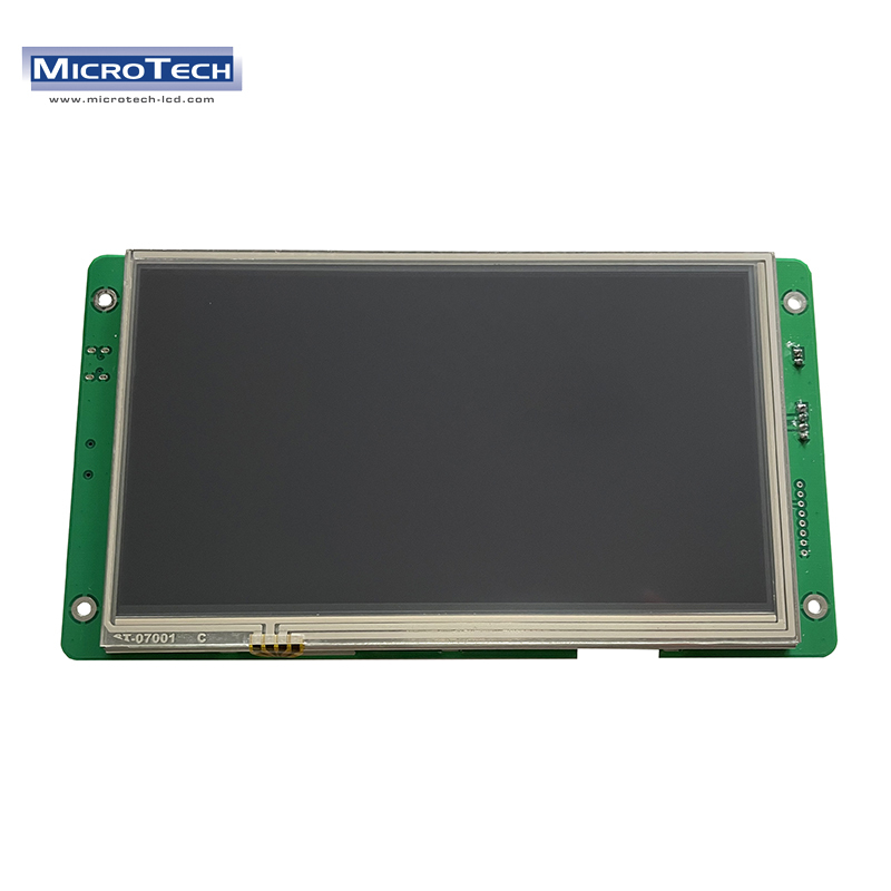500 Brightness Spi 7.0 Inch Tft Lcd Module With Pcba Board - 1024x600 Resolution, 16.2m Colors, Ttl Uart Interface, Sunlight Readable Touch Options