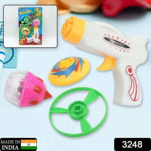 Flash & Sound Super Speed Spinner Gun Set For Kids