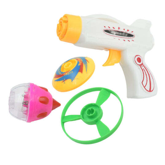 Flash & Sound Super Speed Spinner Gun Set For Kids
