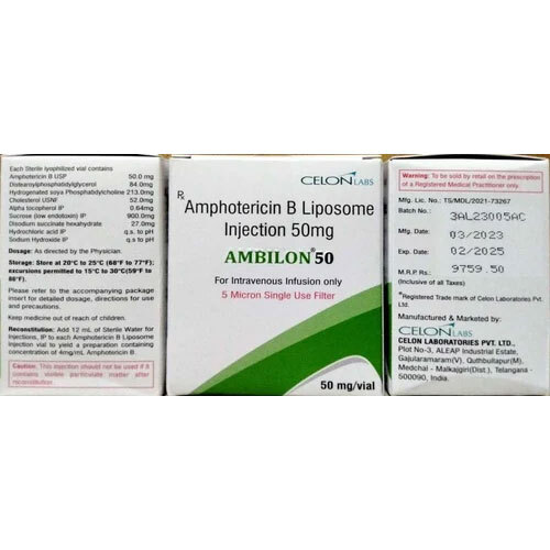 Amphotericin B Liposome Injection 50Mg - Physical Form: Liquid