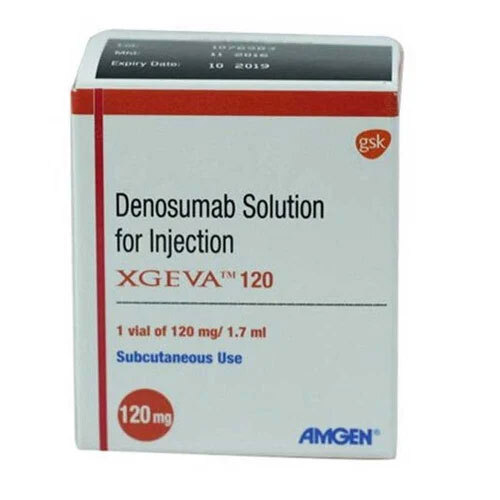Denosumab Injection Solution - 120 mg Liquid for Subcutaneous Use | Suitable for Adults, Store in Dry & Cool Place