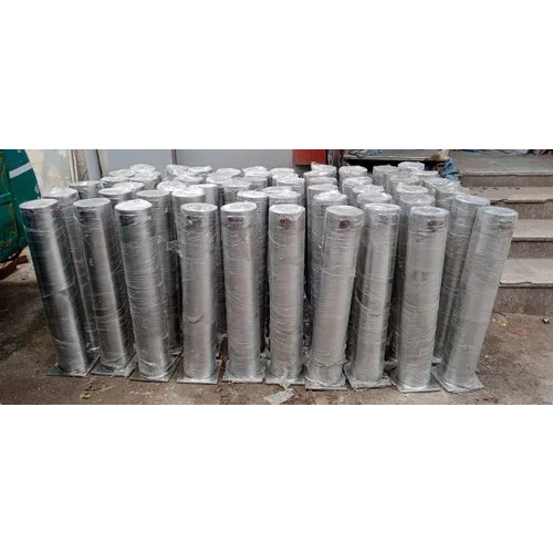 Silver Stainless Steel Road Bollard
