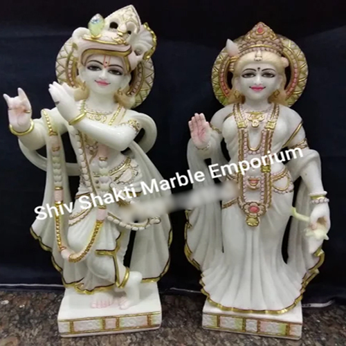 Durable Radha Krishna Marble Statue