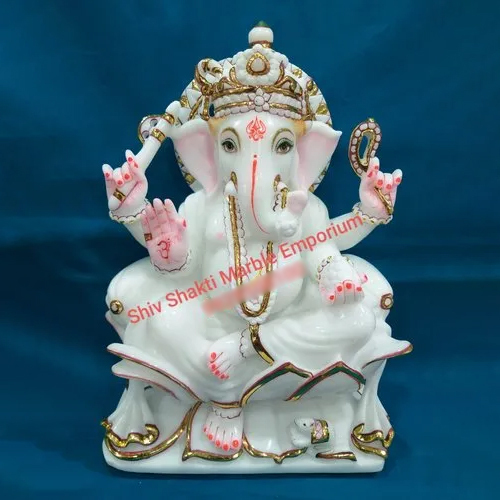 Durable Ganesh Marble Statue