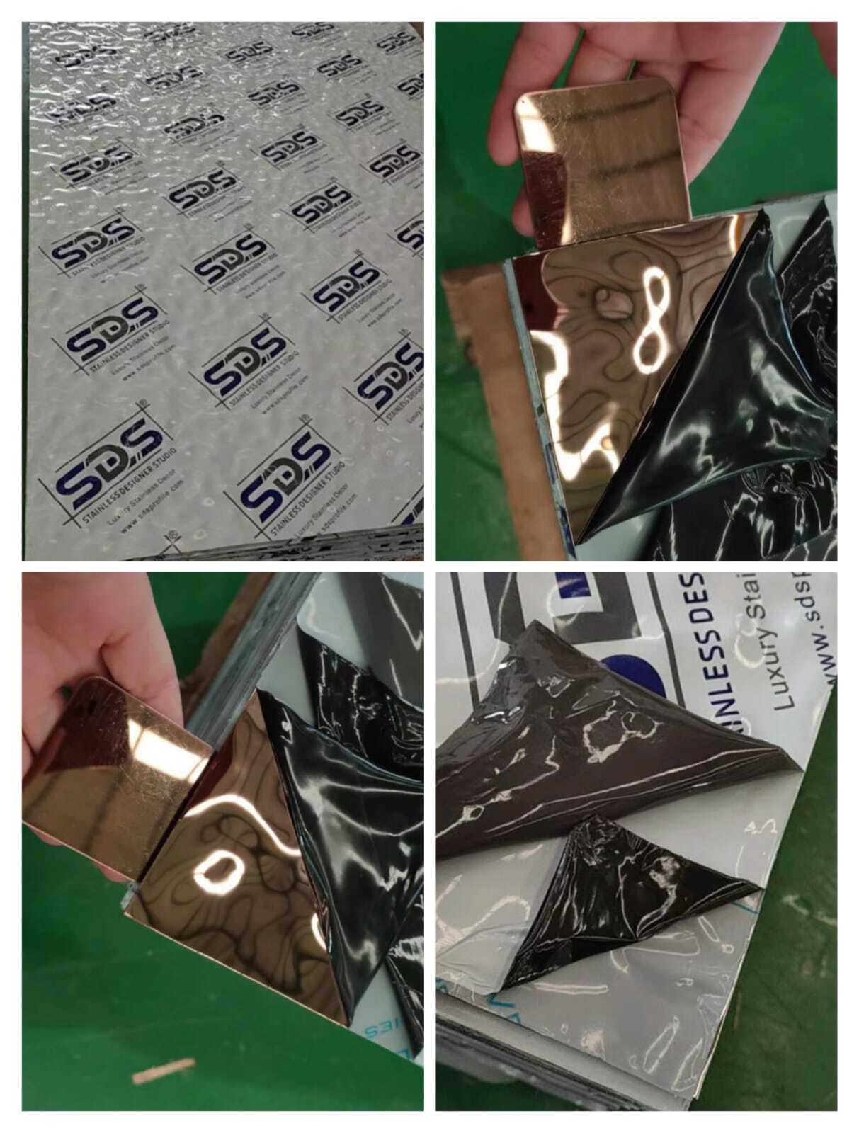 Rippled Pvd Sheets By Sds - Steel Type: Stainless Steel