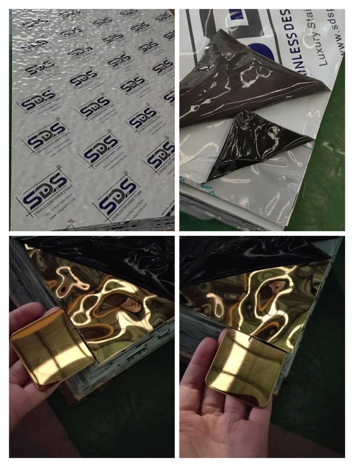 Rippled Pvd Sheets By Sds - Steel Type: Stainless Steel