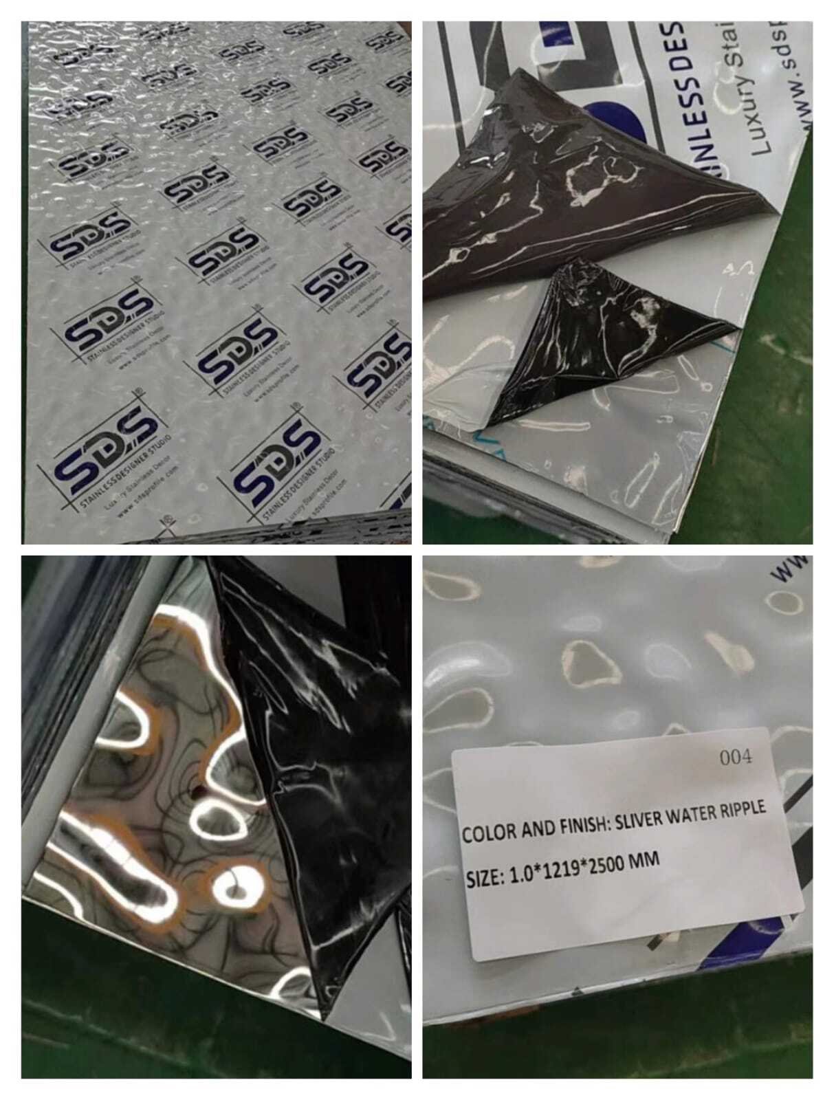 Stainless Steel Water Ripple Sheet By Sds - Surface: Polished