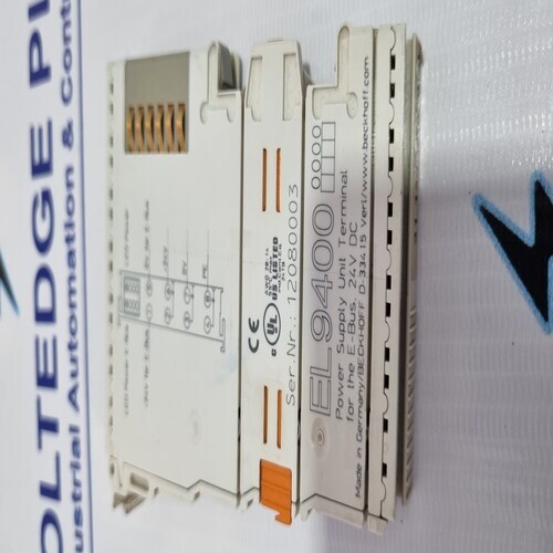 Beckhoff El9400 Terminal Module \ Power Supply Unit Terminal / El9400 Application: Industrial