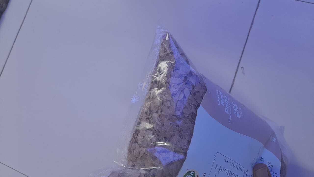 Organice Red Rice Poha/flattened - Color: White