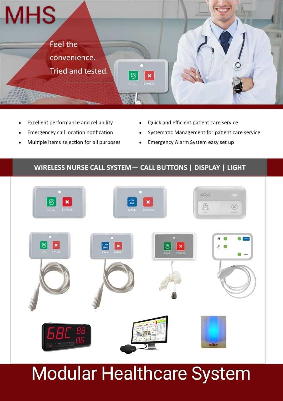Wired Nurse Call System Application: Medical
