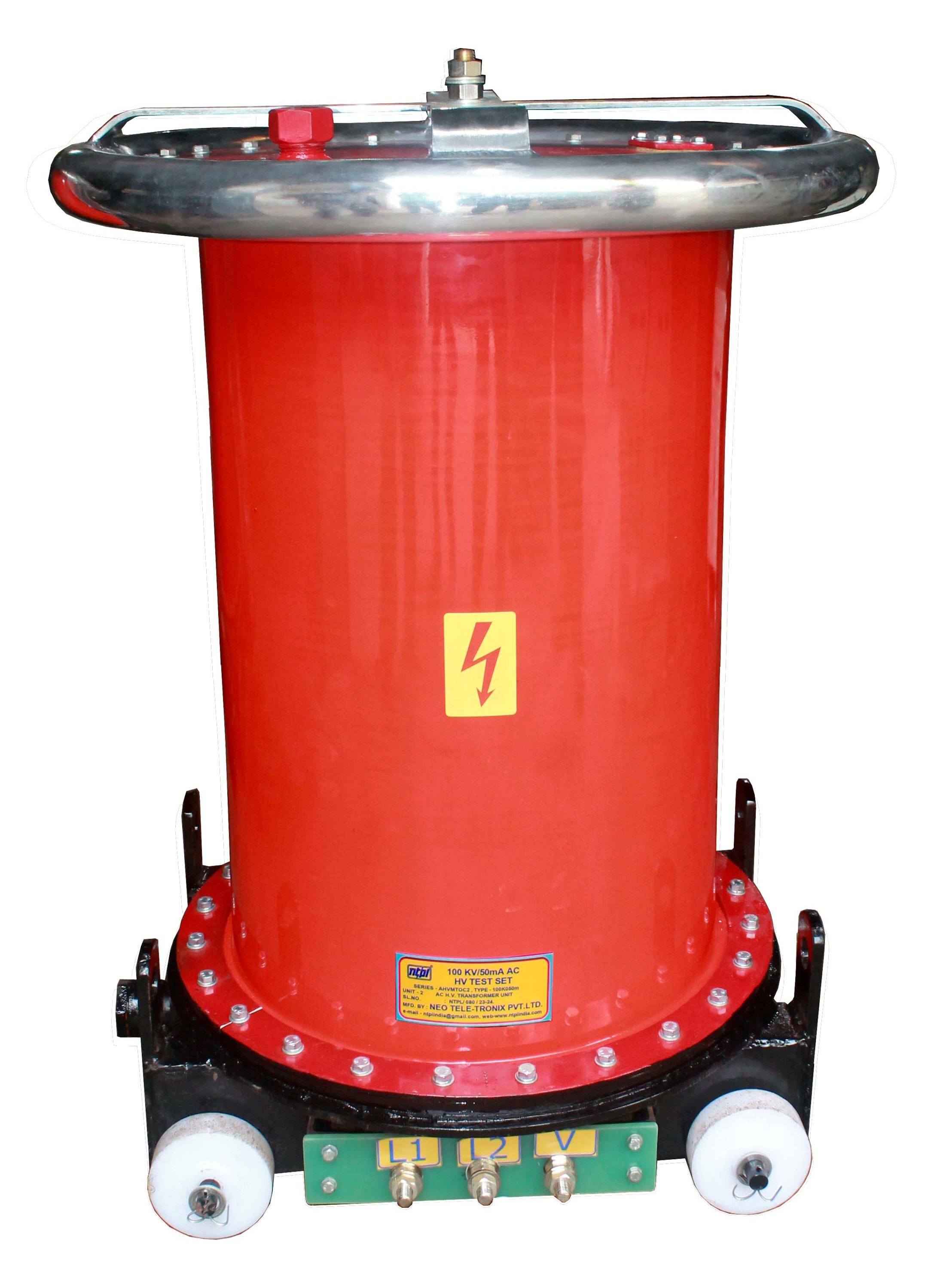 100kv100ma Ac Hv Test Set - Measuring Voltage Range: Continuously Variable From 0 To 100 Kv. Volt (V)