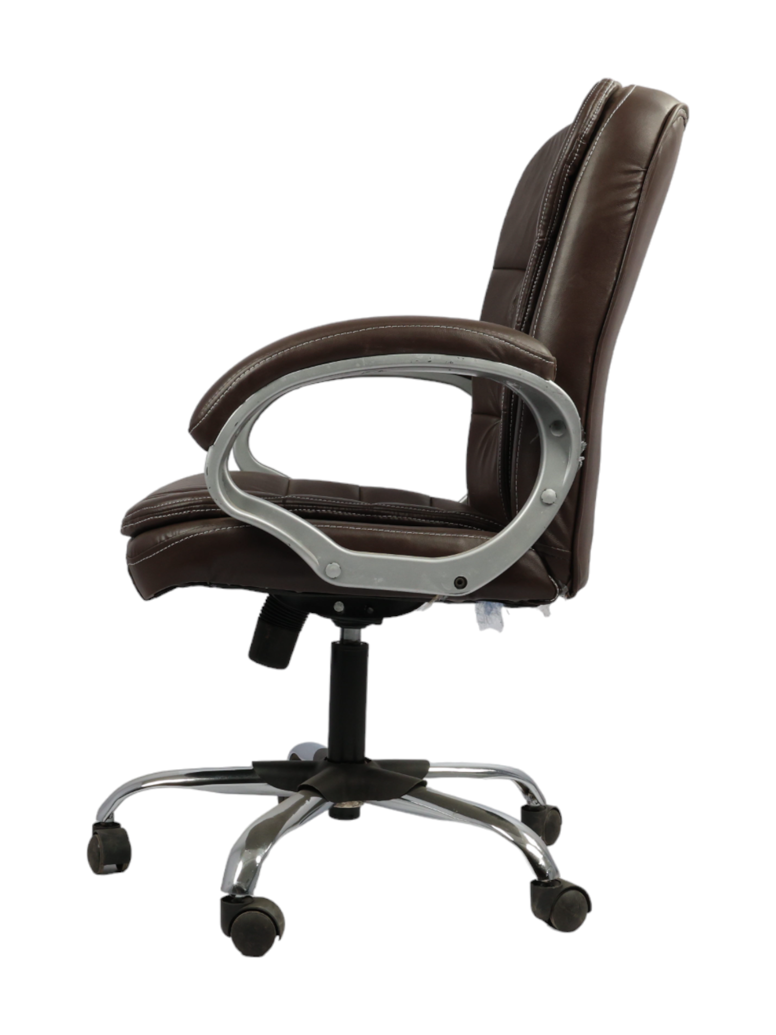 Adhunika Middle Back Chair-dark Brown