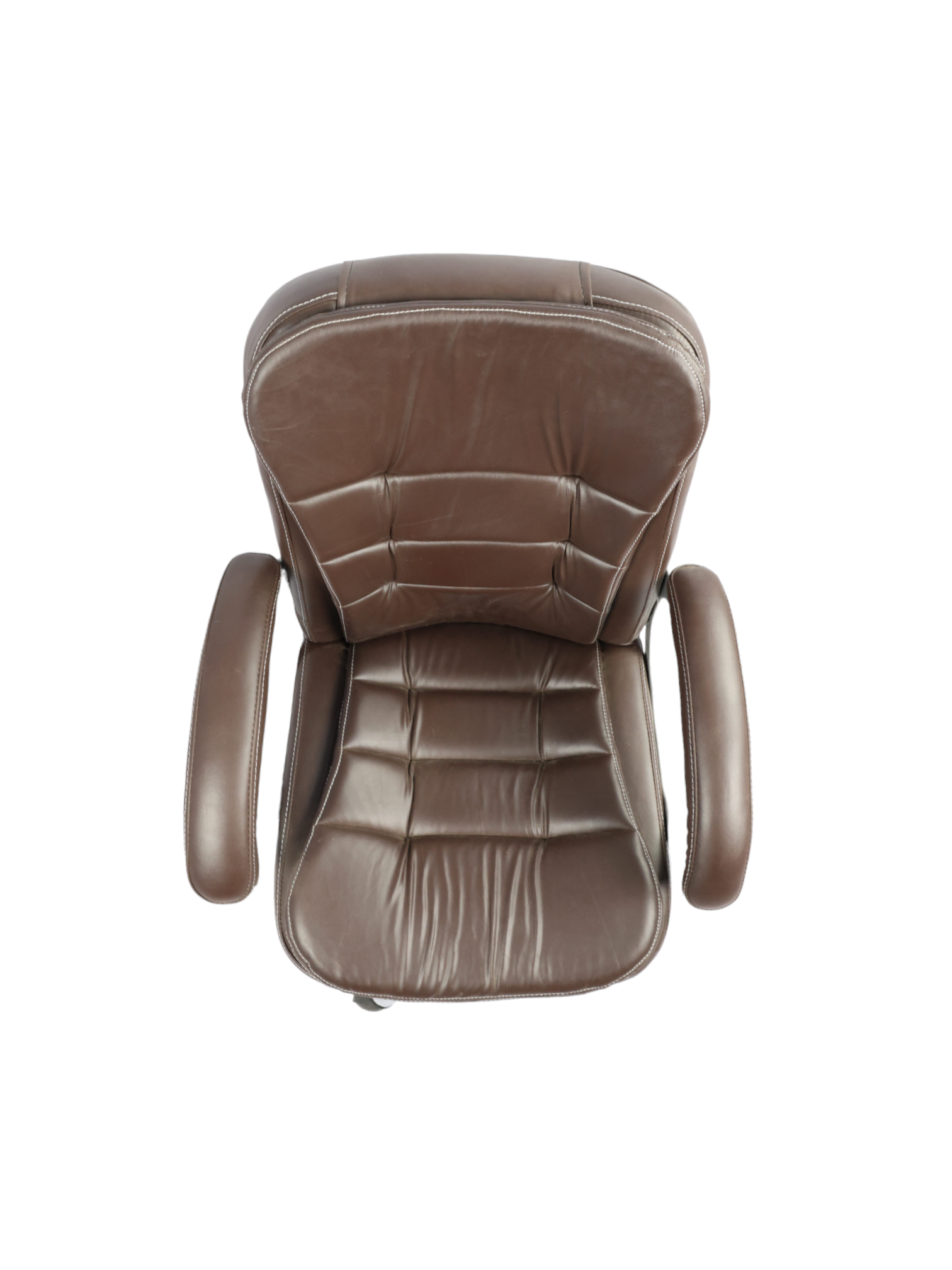 Adhunika Middle Back Chair-dark Brown
