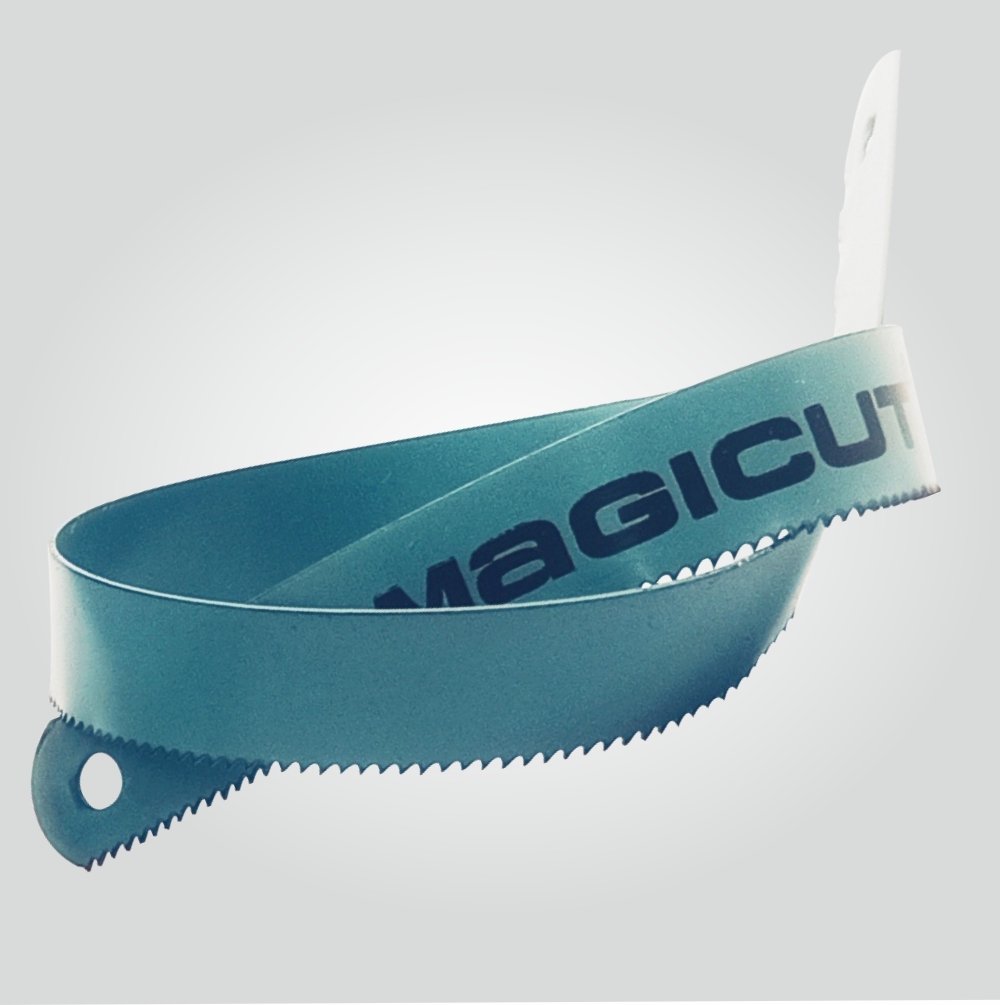Magicut Bimetal High Speed Steel Hacksaw Blade - 300x12.5x0.63mm Size Turkish Blue Color | Exceptional Wear Resistance Unbreakable Bimetal Design