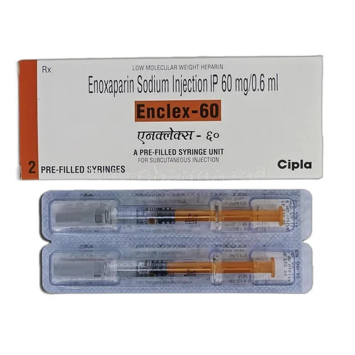 Enclex 60mg Enoxaparin Sodium Injection Ip Recommended For: Prevents New Blood Clots From Forming And Prevents The Existing Ones From Getting Bigger