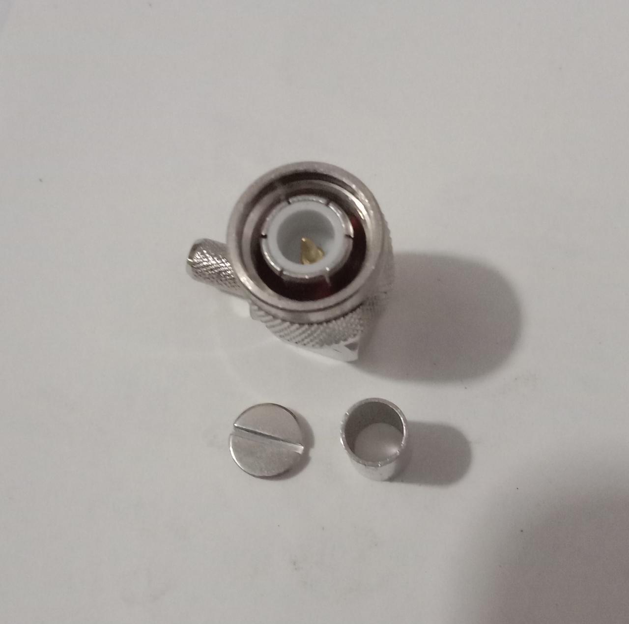 Tnc Female Right Angle For Pcb Mount - Silver, 0.94 Mm Conductor Diameter, 1 Conductor, 1 Jacket, Frlsz, 1 Core, 10 Pairs | Ideal For Telecom And Rf Applications