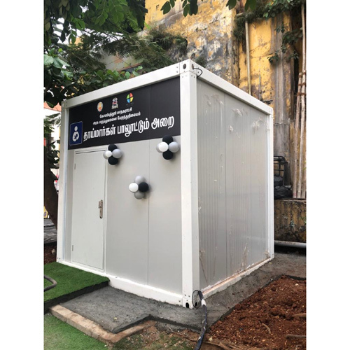 Size 10x10 Detachable Modular House - Color: As Per Requirement