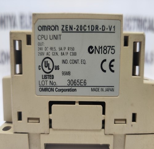 Omron Zen-20c1dr-d-v1 Cpu Unit - Compact Design, Versatile Functionality | Ideal For Automation, Control Systems Integration
