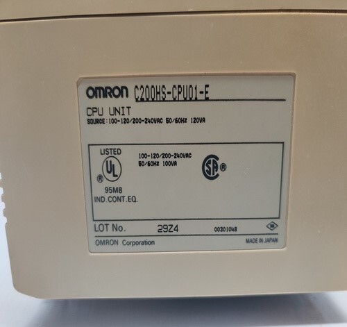Omron C200hs-cpu01-e सीपीयू यूनिट
