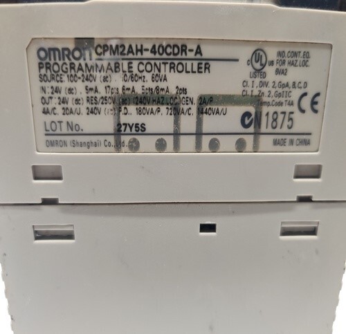 Omron Cpm2ah-40cdr-a Programmable Controller