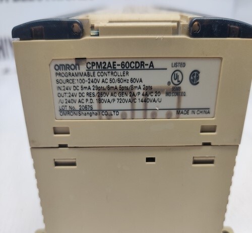 Omron Cpm2ae-60cdr-a Programmable Controller