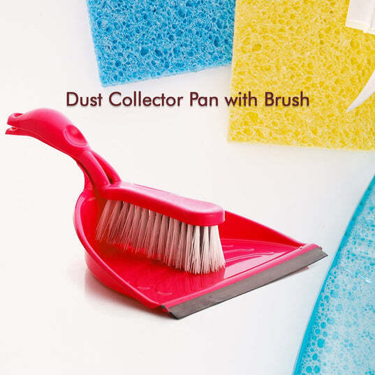 Dustpan Set With Brush, Dust Collector Pan With Long Handle