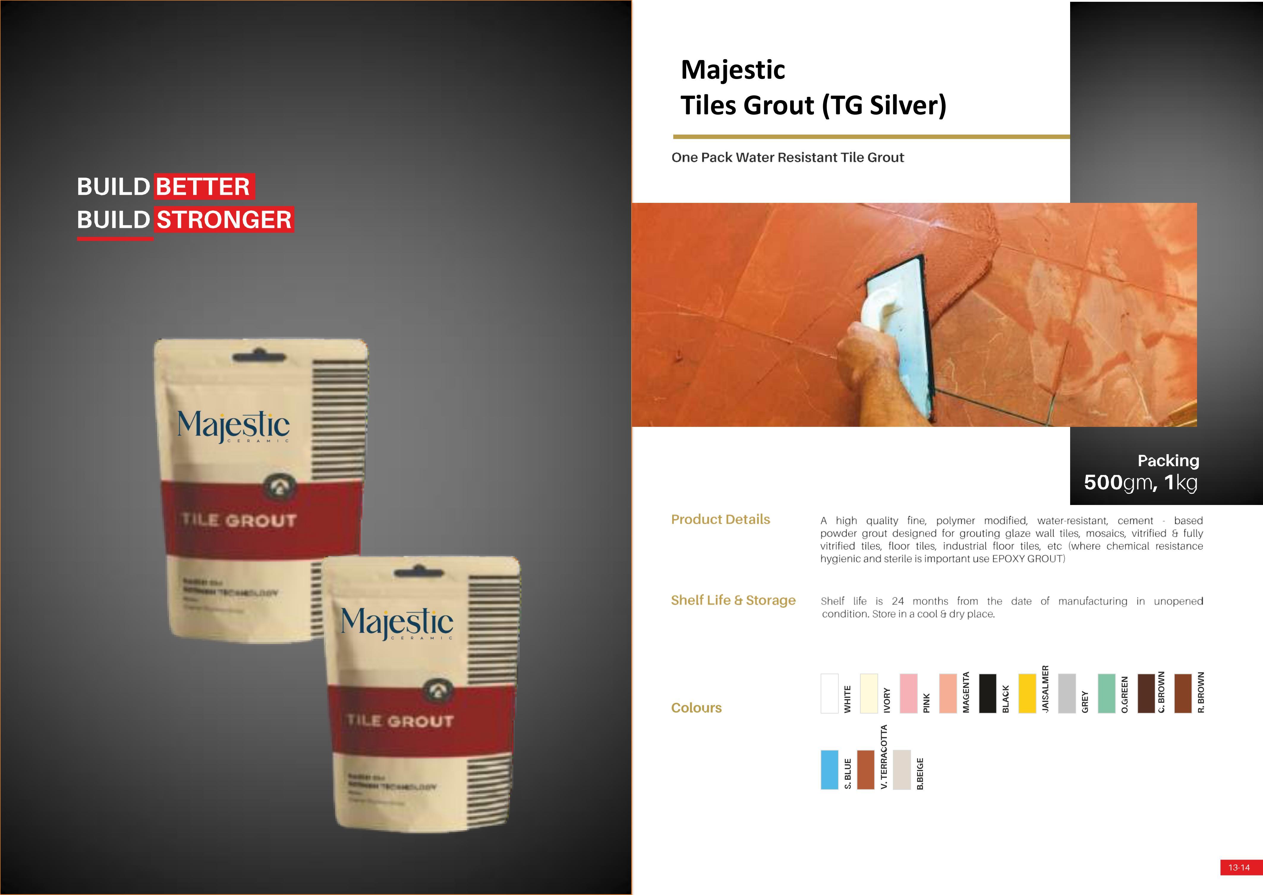Copper Adhesive Cement - Adhesive Cement 20 Kilograms (Kg) | Ideal For Internal Floor Tile Applications Versatile Bonding Solution