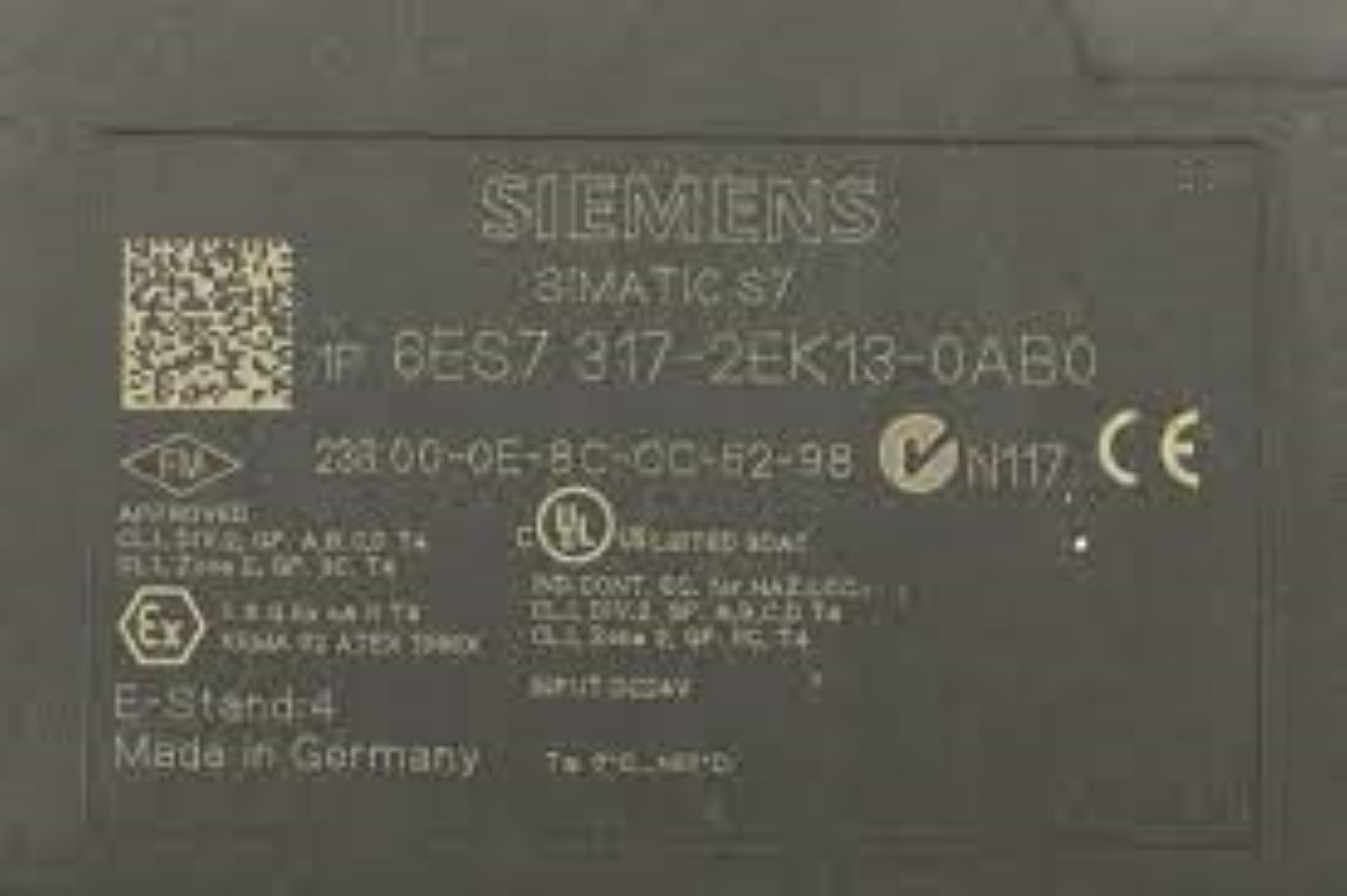 6es7317-2ek13-0ab0-siemens Programmable Logic Controller