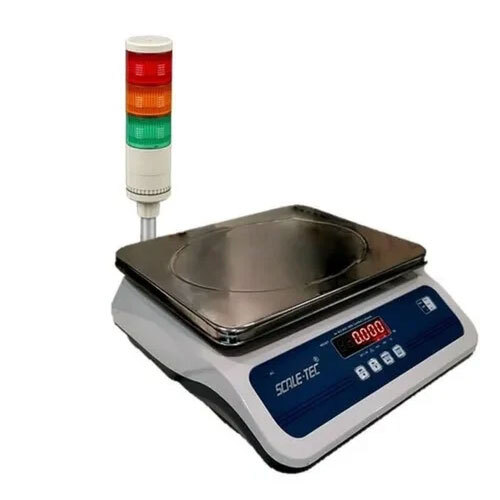 White Electronic Check Weighing Scale